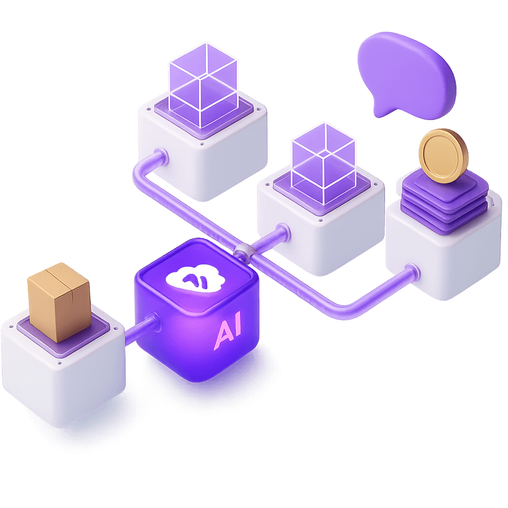 AI Database Management Illustration